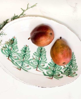 Lastra Holiday Small Oval Platter
