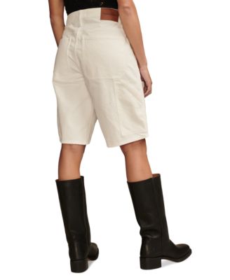 Женские свободные шорты-бермуды с высокой посадкой от бренда Lucky