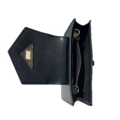 Mini Crossbody Purse Leopard Leather Wristlet Women's Handbag