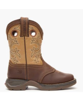 Kids Lil  Rebel by Kids  Brown Tan Western Boot