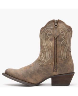 Crush by Women's Distressed Shortie Western Boot