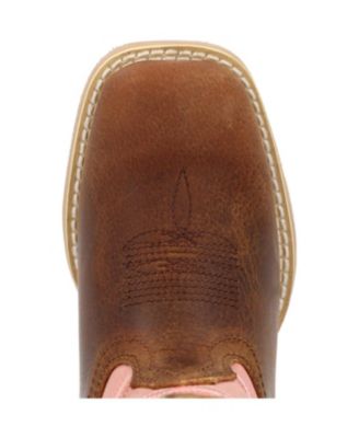 Kids Lil  Rebel by Kids  Dark Chestnut Bubblegum Western Boot