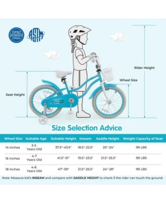 18 Inch Kids Bike with Dual Brakes and Adjustable Seat