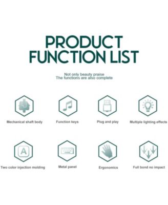 100 Keys Mechanical Keyboard Wired Backlight Keyboard Customized E-sports Office Game Computer Keyboard Metal Panel (green)