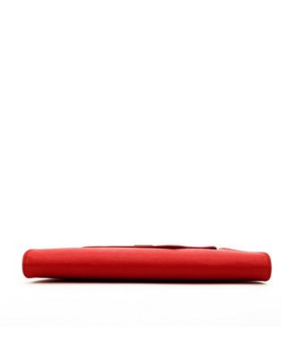 Red Clutch Bag Leather Clutch Purse Crossbody Evening Purse Unique Women's Red Handbag