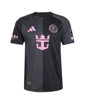 Мужская футболка Adidas Lionel Messi Black Inter Miami CF 2025 The Fortitude Kit Аутентичная футболка игрока