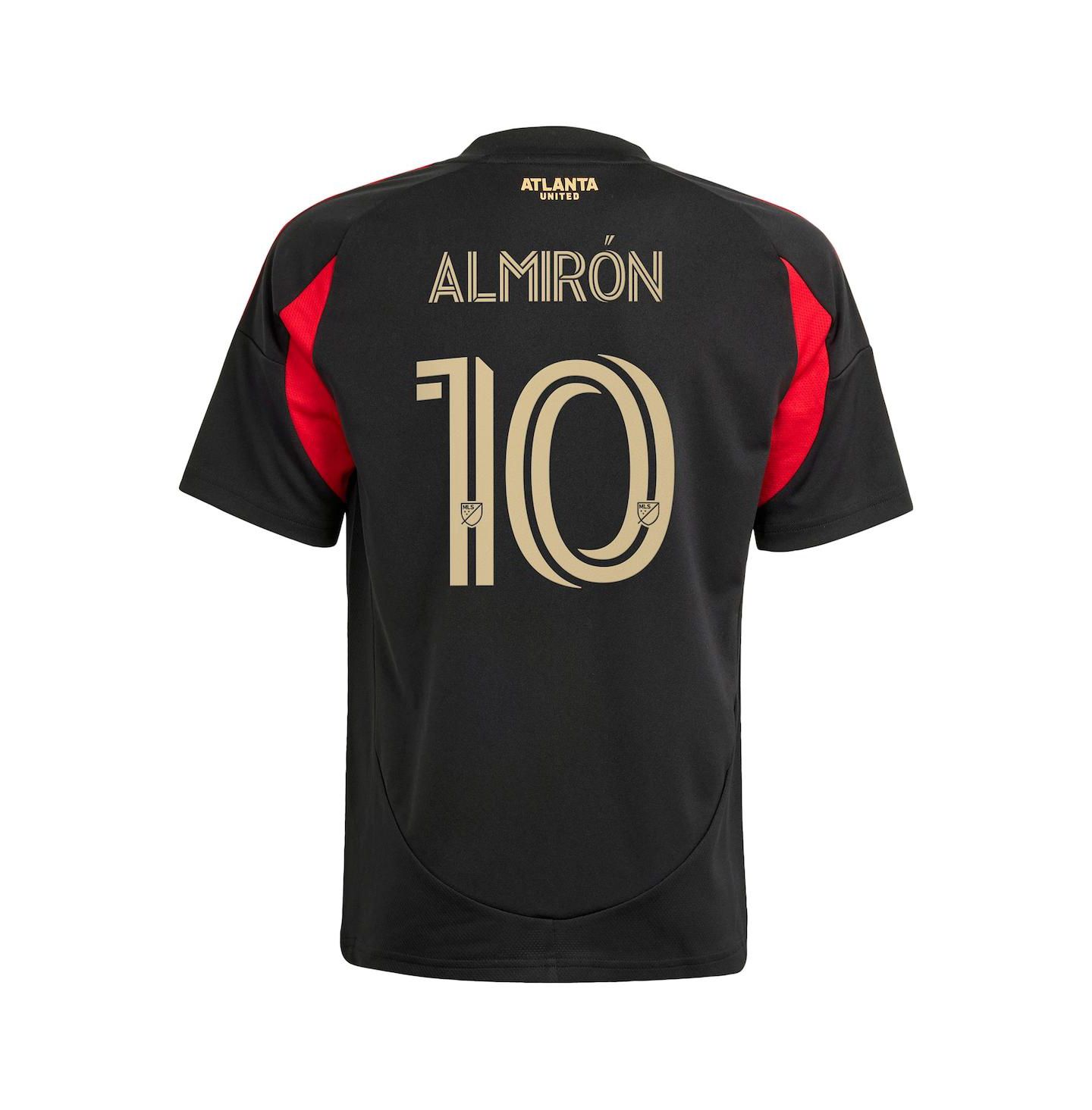 Детское джерси adidas Miguel Almiron Atlanta United FC 2025 The Connector Replica, Black — фото 3