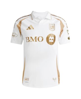 Мужская майка Adidas Denis Bouanga белого цвета LAFC 2025 от Adidas с оригинальным дизайном для игроков