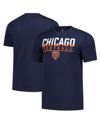 Fanatics - Men's Navy Chicago Bears Blocked T-Shirt