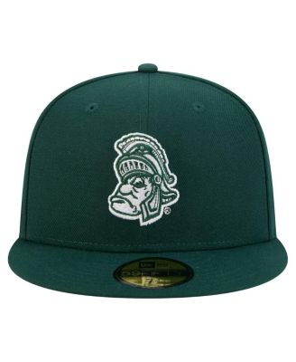 Мужская зеленая кепка New Era Michigan State Spartans Vault 59 размера 
