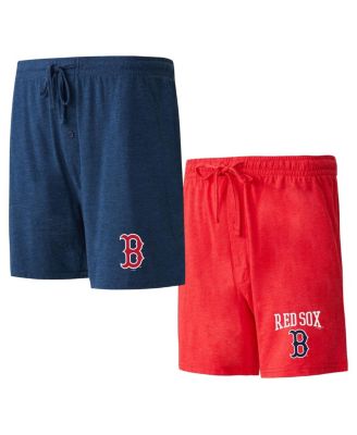 Мужские шорты для сна Concepts Sport из 2-х комплектов темно-синих/красных шорт Boston Red Sox Meter