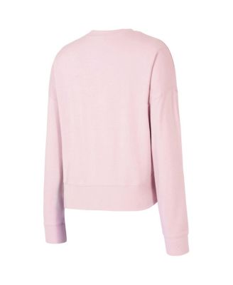 Женский спортивный комплект из розового топа с длинными рукавами и шорт Alabama Crimson Tide Elevation, состоящий из трех частей, от Concepts.