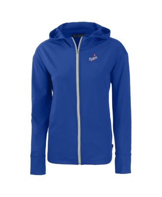 Women's Royal Los Angeles Dodgers Daybreak Eco Full-Zip Hoodie Jacket