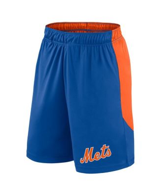 Мужские королевские/оранжевые шорты Fanatics New York Mets из полиэстера