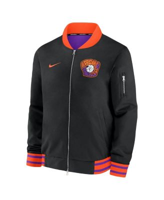 Мужская черная куртка-бомбер Nike из аутентичной коллекции San Francisco Giants 2025 City Connect Authentic Collection на молнии