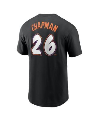 Men's Matt Chapman Anthracite San Francisco Giants 2025 City Connect Fuse Name Number T-Shirt