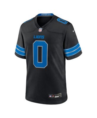 Мужская майка Nike Jahmyr Gibbs Black Detroit Lions для 2-го запасного игрока