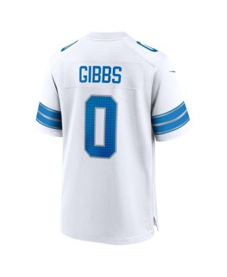 Men's Jahmyr Gibbs White Detroit Lions Game Player Jersey