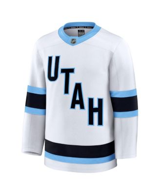 Мужская выездная майка премиум-класса белого цвета хоккейного клуба 