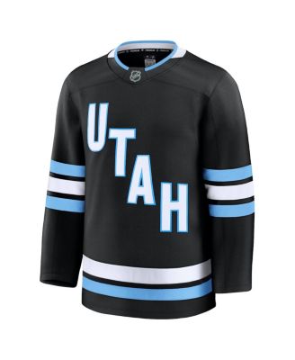 Мужская черная домашняя майка премиум-класса хоккейного клуба 