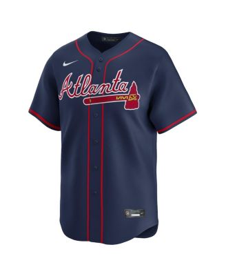 Мужская футболка Nike Ronald Acuna Jr. Navy Atlanta Braves Alternate Limited от Nike.