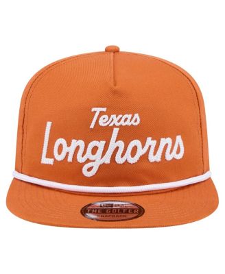 Мужская бейсболка для гольфа New Era Texas Orange Texas Longhorns Adventure Team с надписью для гольфистов