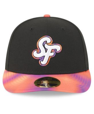 Мужская черно-оранжевая шляпа New Era San Francisco Giants 2025 City Connect с низким профилем, 59-дюймовая приталенная шляпа