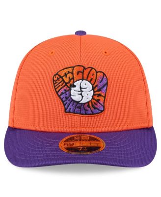 Мужская оранжево-фиолетовая кепка New Era San Francisco Giants 2025 City Connect для тренировок по бейсболке с низким профилем, 59-дюймовая приталенная шляпа