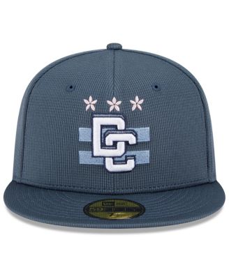 Мужская синяя бейсболка New Era Washington Nationals 2025 City Connect для тренировок по бейсболке 59-го размера, приталенная шляпа