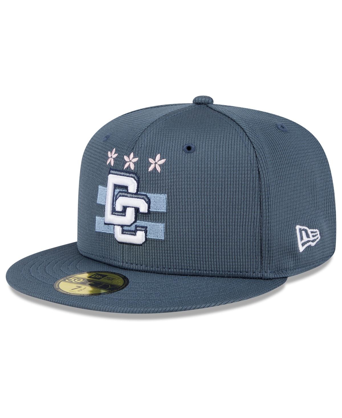 New Era Men's Blue Washington Nationals 2025 City Connect Batting Practice 59fifty Fitted Hat