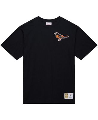 Мужская футболка Mitchell & Ness Cal Ripken Jr. Black Baltimore Orioles Legends Collection с винтажным логотипом от Cal Ripken Jr.