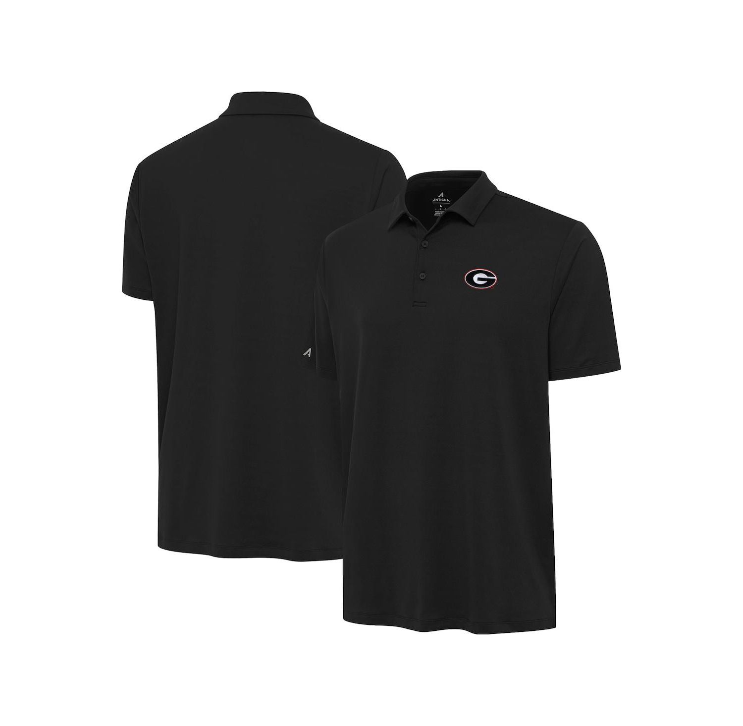 Men's Black Georgia Bulldogs Reprocess Polo Shirt