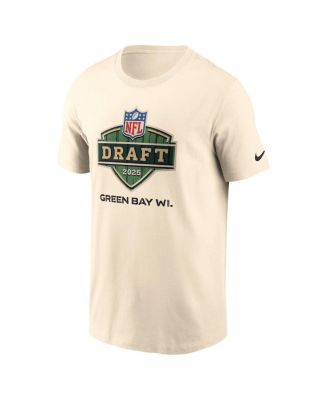 Мужская футболка Nike Cream 2025 NFL Draft Home Arch