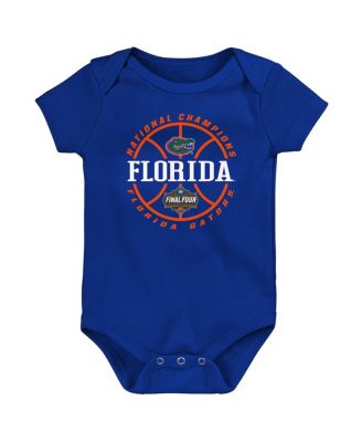 Боди для новорожденных Royal Florida Gators 2025 NCAA для мужчин, национальных чемпионов по баскетболу, в стиле Слэм-данк
