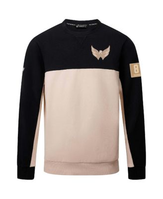 Мужская толстовка LevelWear от Александра Овечкина, черный пуловер с именем и номером Washington Capitals