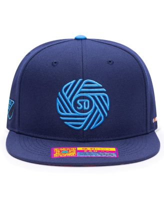 Fan Ink Mens Navy San Diego FC Tahiti Adjustable Hat 9090₽