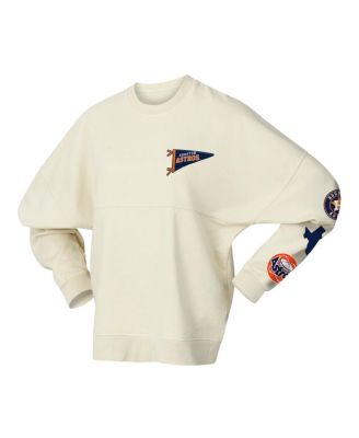 Фанатики женские загар Хьюстон Астрос флаг вымпел, фирменная флисовая толстовка пуловер