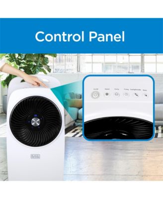 BLACK+DECKER Portable Evaporative Air Cooling Fan with 2 Gallon Water Tank Air Cooler