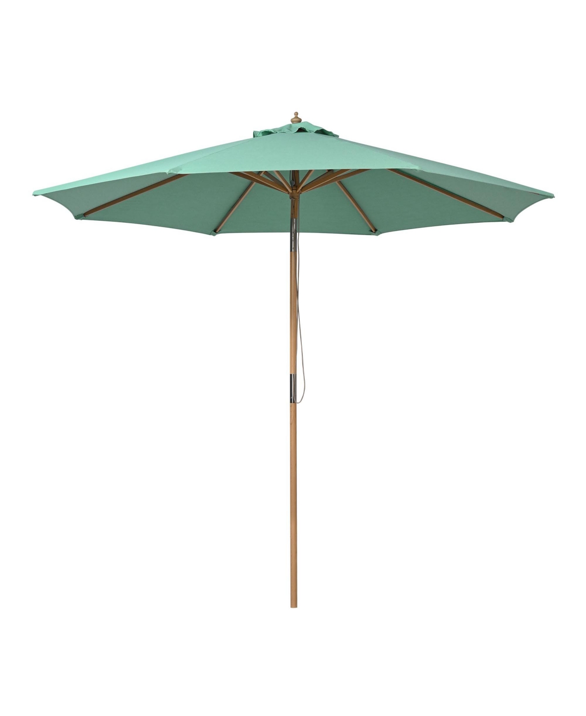 9Ft Patio Boho Market Patio Umbrella 260GSM Acrylic Fabric 5-Year-Non-Fading Resort Outdoor Market Peppermint Green - Peppermint green