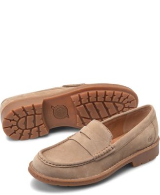 Men's Langley Suede Leather Slip On Penny Loafers