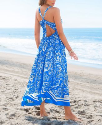 Женское пляжное платье макси с узором Пейсли Sunny Daydream от CUPSHE