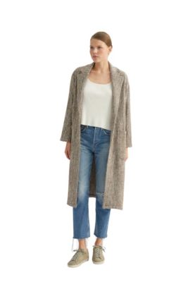 Women Oversized Herringbone Coat