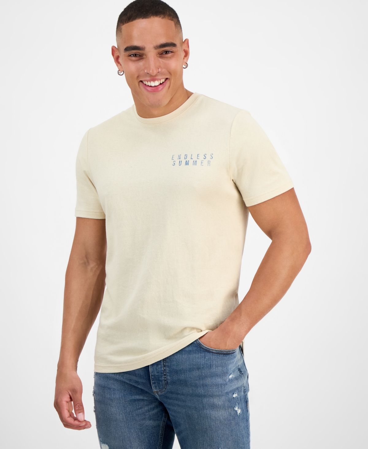 Men's Endless Summer Graphic T-Shirt, Exclusively at Macy's - Neutral