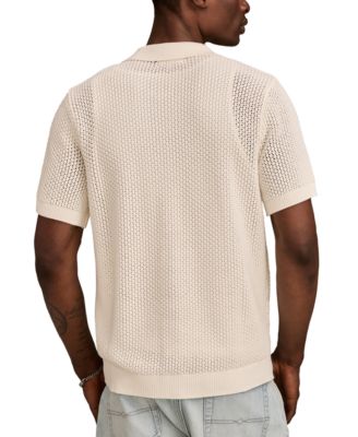 Мужская рубашка поло с коротким рукавом и открытым воротом от бренда Lucky