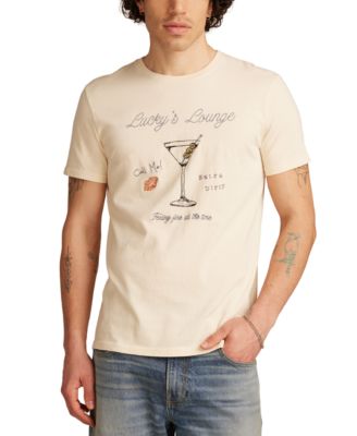 Lucky Brand - Men's Lucky Cocktail Short Sleeve Crewneck Graphic T-Shirt