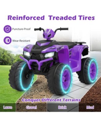 24V Kids Ride-On Electric ATV with Wireless Connection for Toddlers 3-8 Years Old