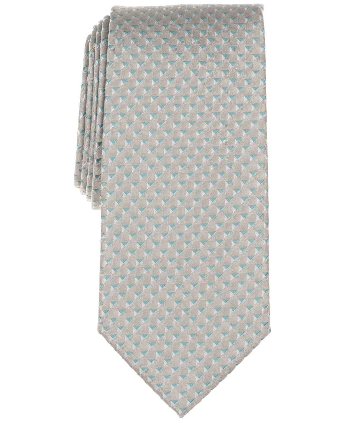 Men's Juber Geo-Pattern Tie - Turquoise