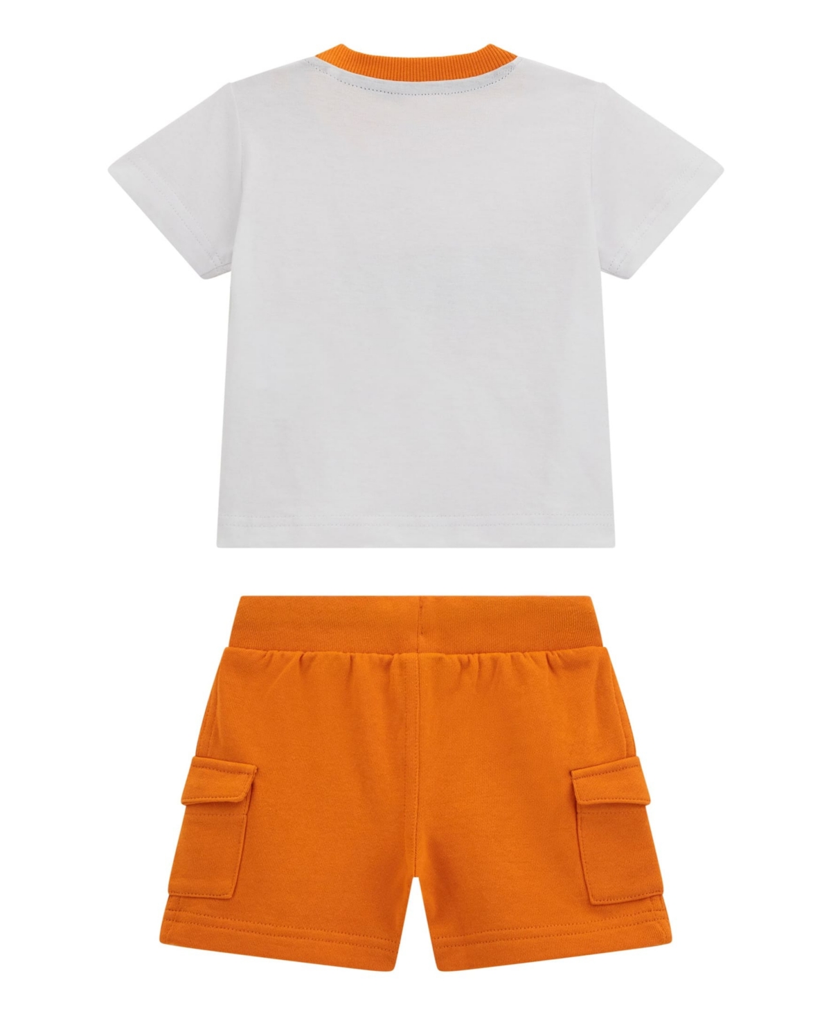 Guess Baby Boys 2-piece Short Sleeve T-shirt And Active Shorts Set
