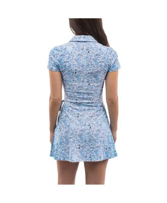 Женское платье Smith & Quinn Carolina сине-белого цвета на каблуках North Carolina Tar Heels от Tailgate Ivy