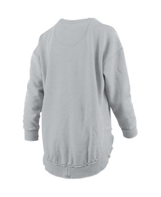 Женская серая футболка с логотипом национальных чемпионов по баскетболу Pressbox Florida Gators 2025 NCAA для мужчин с логотипом национальных чемпионов по баскетболу с длинным рукавом